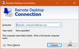 RDP ile Windows Servera Bağlanma