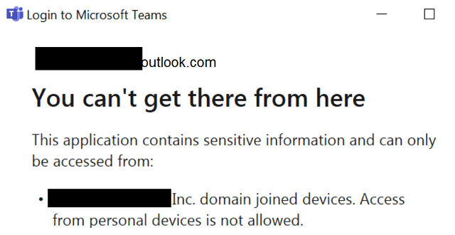 Sửa lỗi Microsoft Teams: Bạn không thể đến đó từ đây