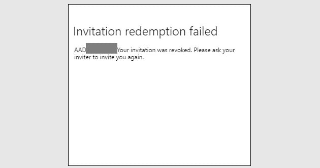 Erro do Microsoft Teams: falha no resgate do convite