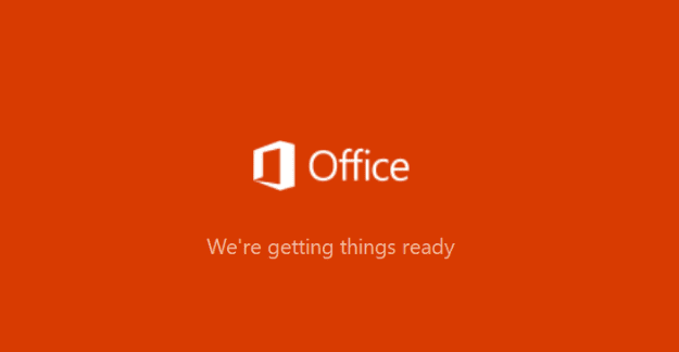 Risolvi Office 365 bloccato sulla preparazione delle cose