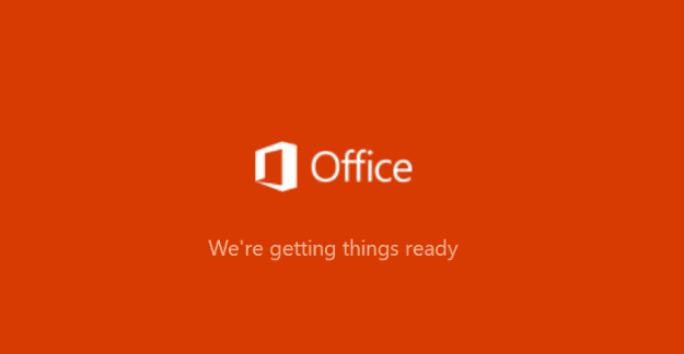 Arregle Office 365 atascado en preparar las cosas