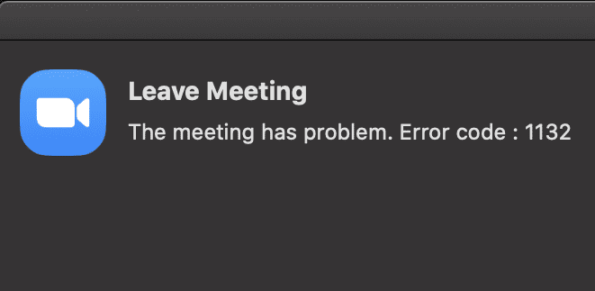 Como consertar o erro 1132 do Zoom e entrar na sua reunião