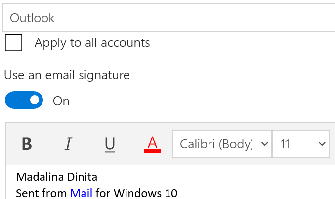 Office 365: no se puede agregar corrección de firma