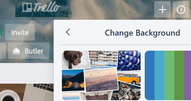 Trello: come cambiare limmagine di sfondo