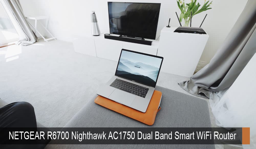 Revisión del enrutador WiFi inteligente Netgear R6700 Nighthawk AC1750 de doble banda