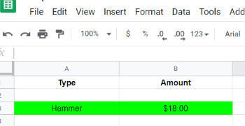 Google Sheets : modifier les couleurs du graphique