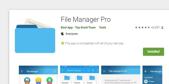 File Manager Pro: Cách sử dụng
