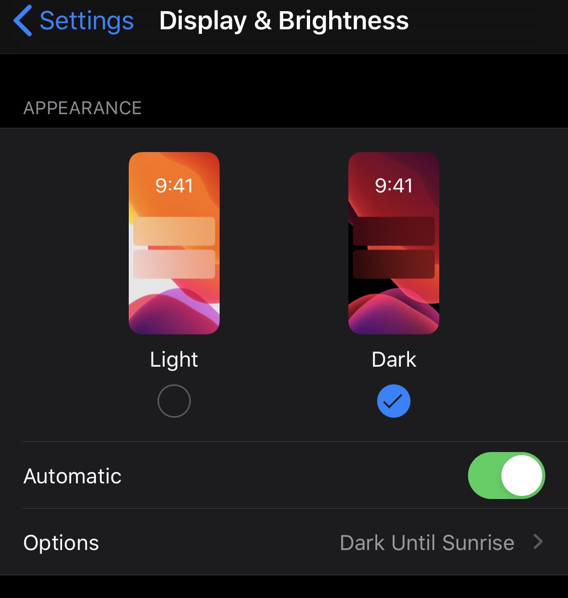 iPhone: Cómo habilitar el modo oscuro