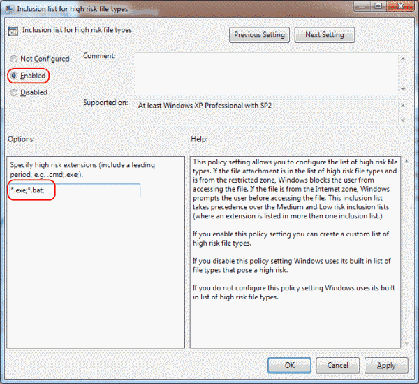 Windows：「発行元を確認できませんでした」メッセージを無効にする