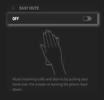 Galaxy S8 +: como usar o Easy Mute
