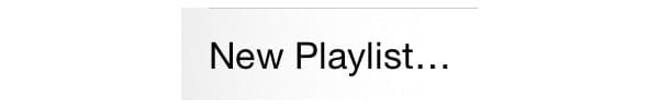 Cómo crear una lista de reproducción desde iPhone y iPad