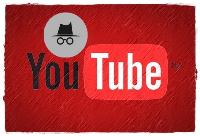 De incognitomodus in- of uitschakelen op YouTube