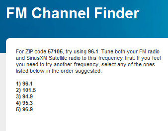 Trouvez la meilleure station de radio pour émetteur FM iPod ou iPhone