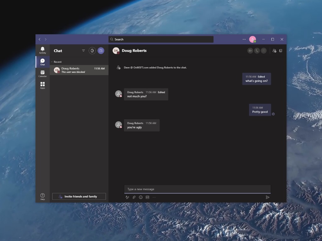 Cara menyekat seseorang di Microsoft Teams di Windows 10 atau mudah alih