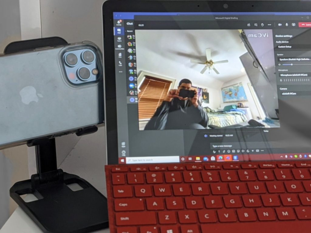 Cách sử dụng iPhone hoặc iPad của bạn làm webcam trong Microsoft Teams trên Windows 10