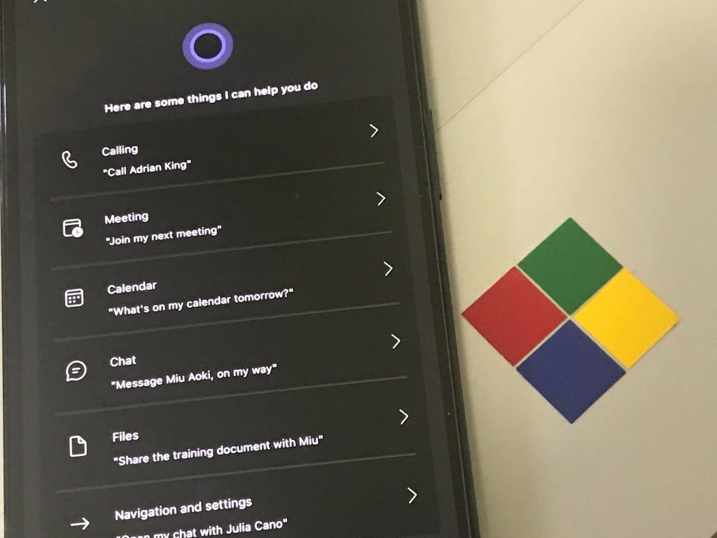 Cortana에는 모바일용 Microsoft Teams의 새로운 홈이 있습니다. --- 사용 방법은 다음과 같습니다.