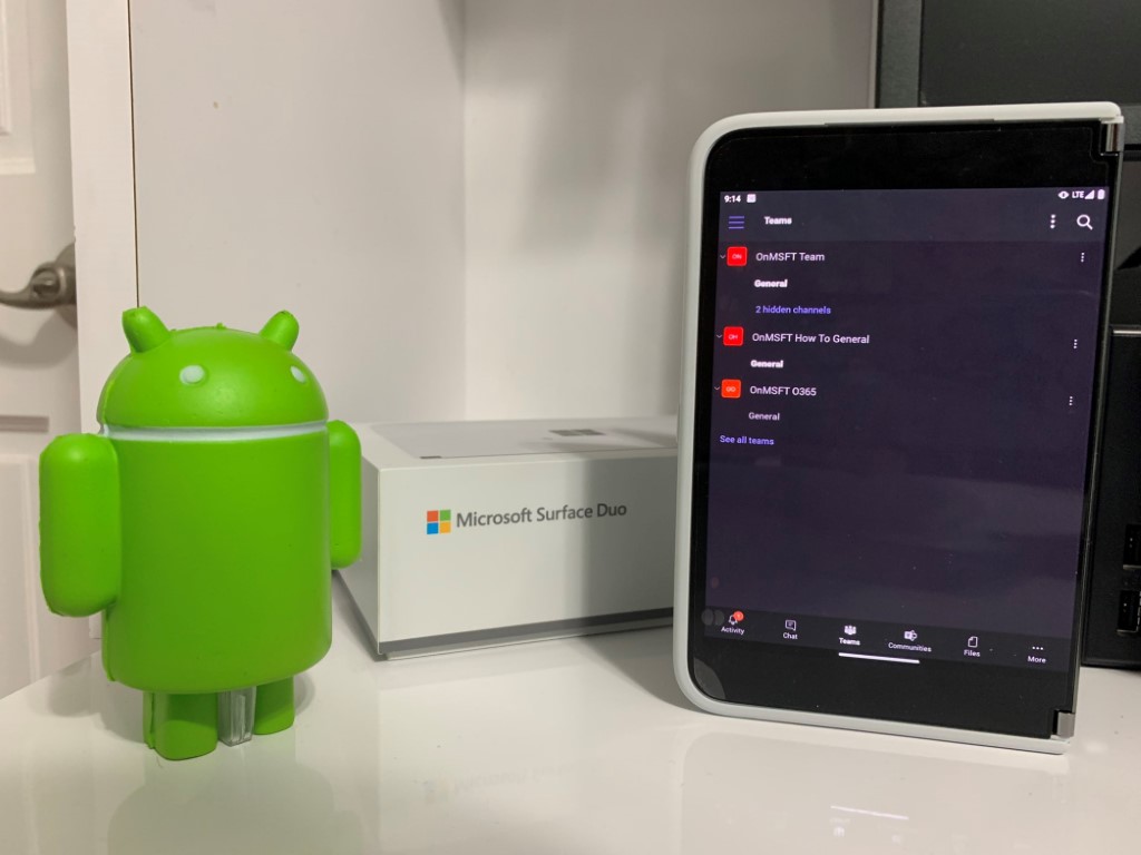 Consejos y trucos para aprovechar al máximo Microsoft Teams en Surface Duo