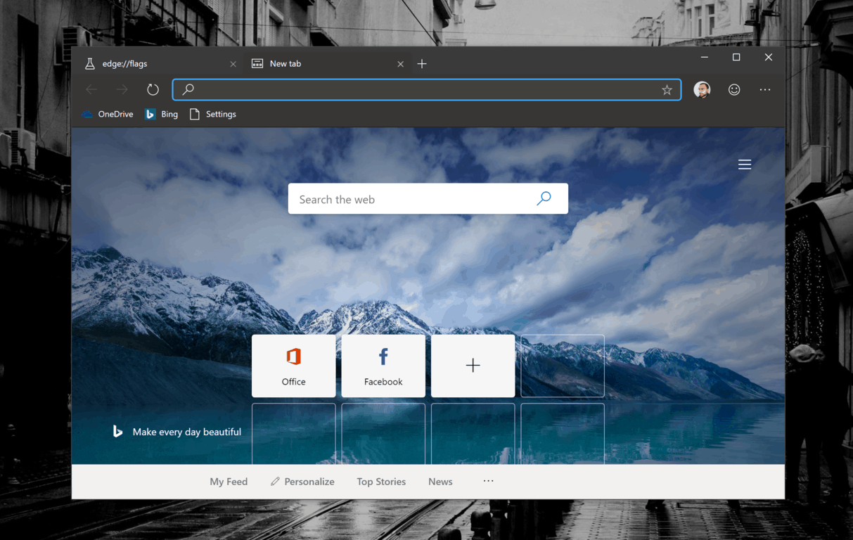 Come abilitare il nuovo menu delle estensioni in Edge Insider Dev