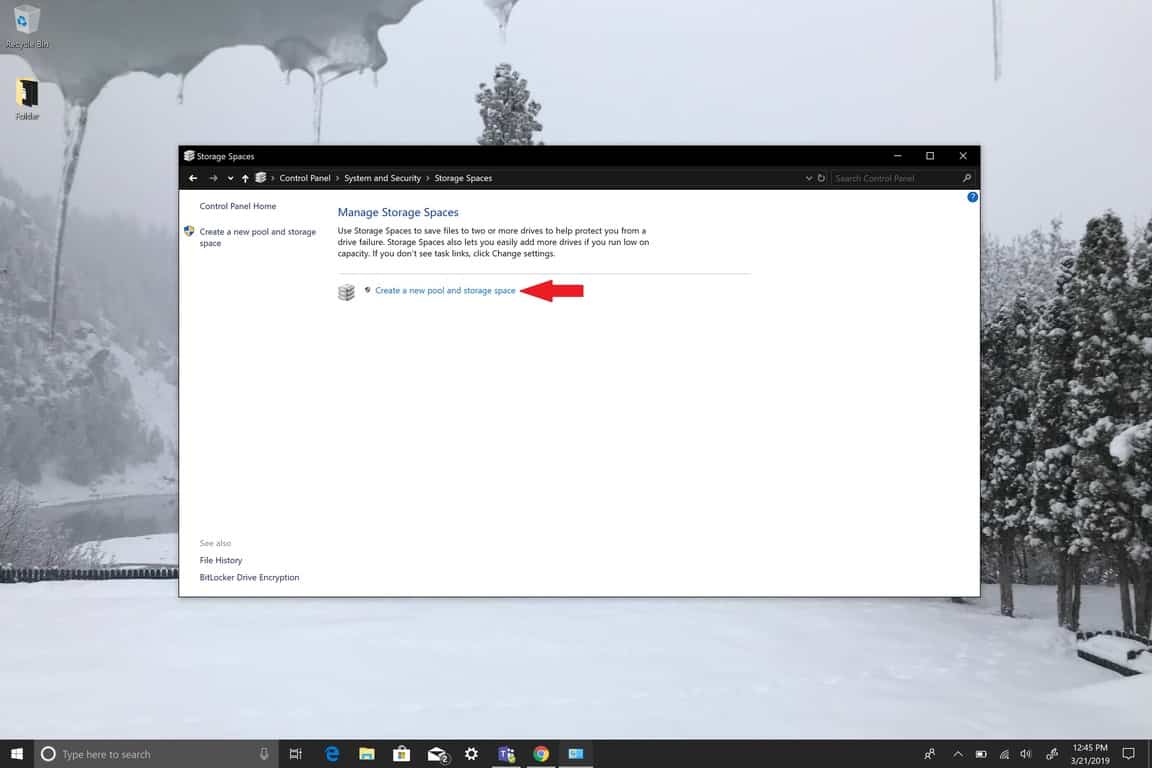 Cómo trabajar con espacios de almacenamiento en Windows 10