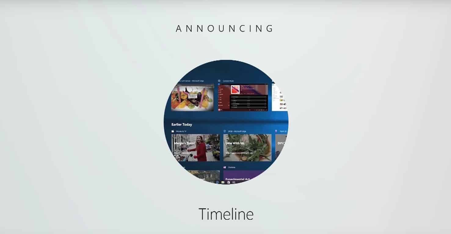 วิธีลองใช้ฟีเจอร์ Timeline ที่กำลังจะมาถึงของ Microsoft ในวันนี้ (ประเภท)