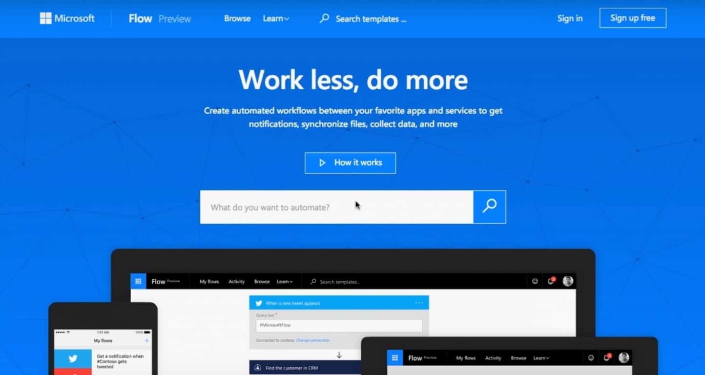 Cách bắt đầu với Microsoft Flow