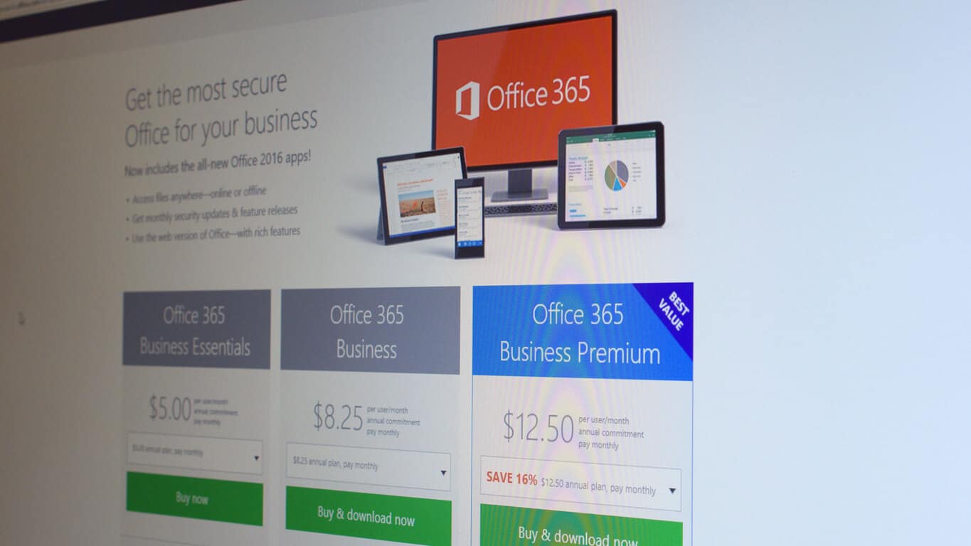 Upgrade Ihres Office 365-Abonnements von Privat auf Privat