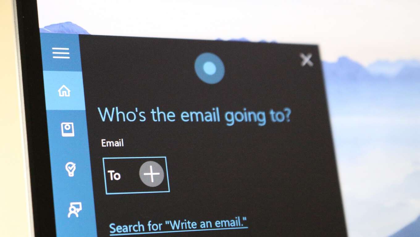 Instruções do Windows 10: redigindo um e-mail com a Cortana