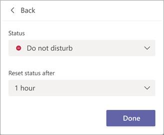 Cambiar su estado en Microsoft Teams - Soporte técnico de Microsoft