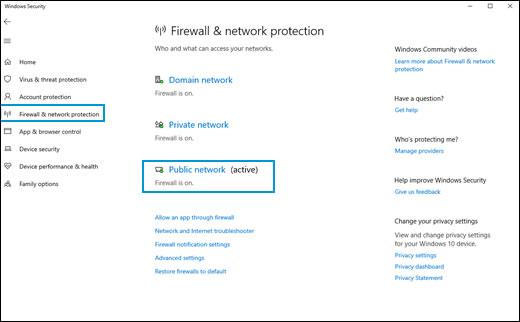 Firewall e proteção de rede