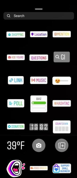 Neue Funktionen und Updates von Instagram – interaktive Sticker von ig story