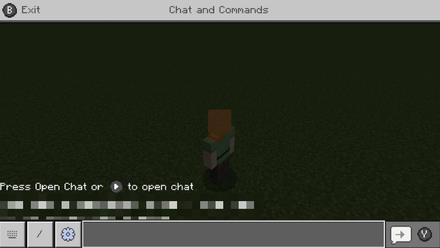 Casella di chat di Minecraft