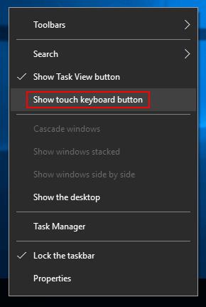 mostrar-toque-teclado-botão
