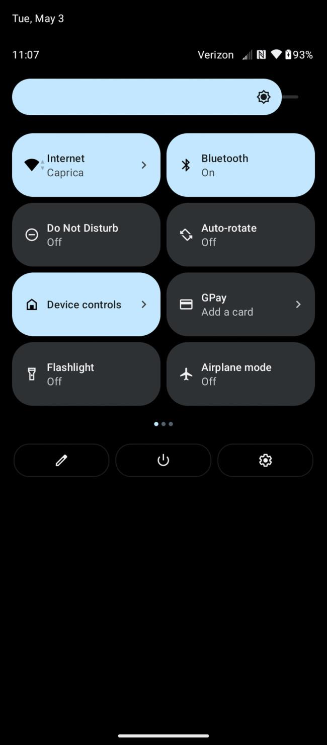 Impostazioni rapide del Motorola Moto G Stylus 5G 2022