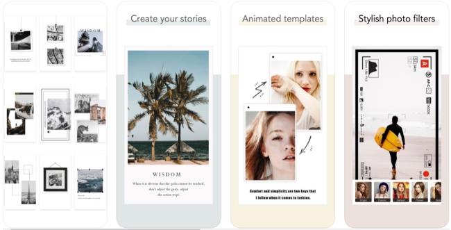 aplicación de collage de historias de instagram storychic