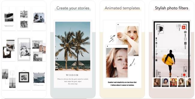 application de collage d'histoires Instagram storychic