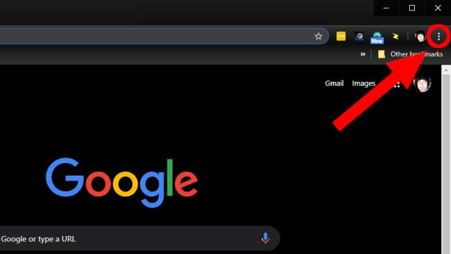 Ícone de configurações do Google Chrome para instalação do Kodi