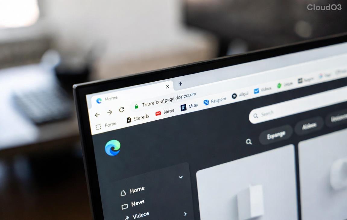 Menu tetapan Microsoft Edge yang menunjukkan pilihan sambungan untuk penyepaduan Gedung Web Chrome
