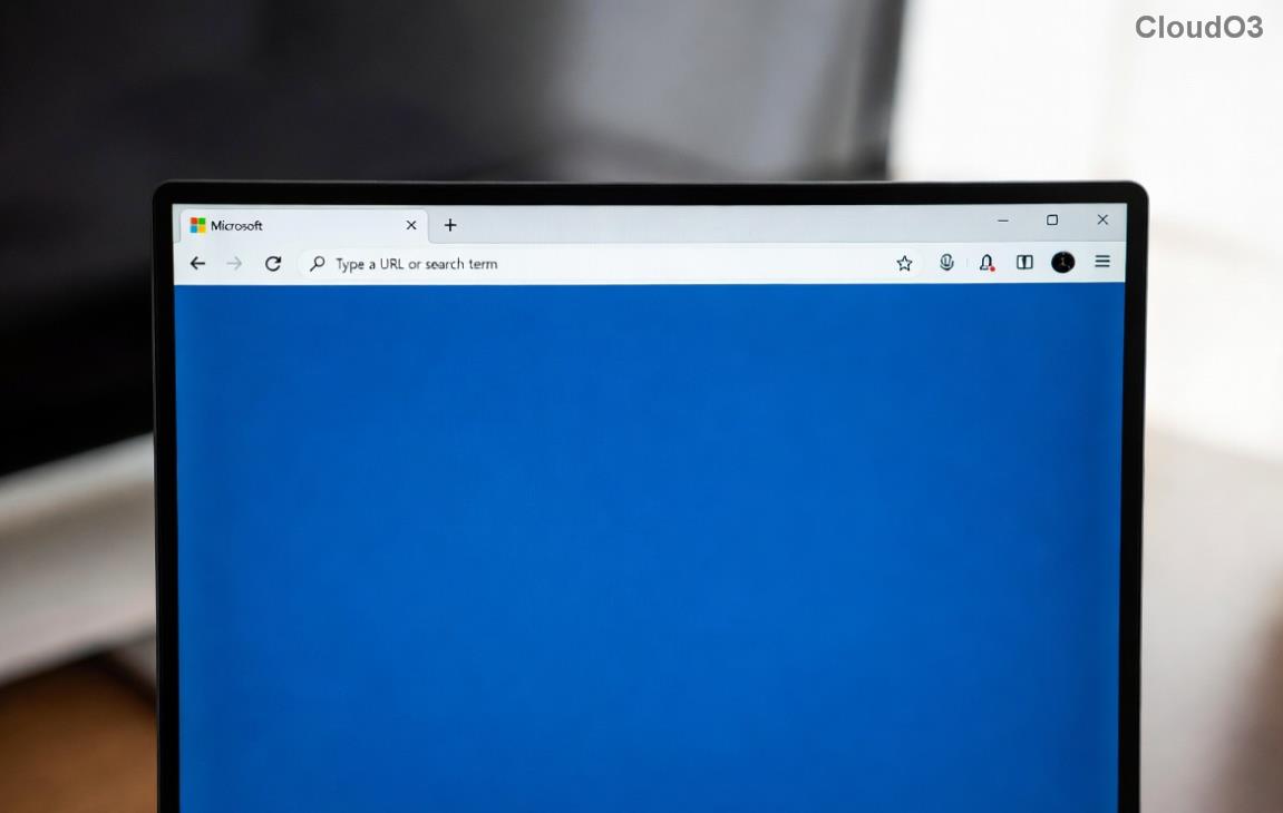 Het updatescherm van Microsoft Edge toont de 'Over'-pagina voor het oplossen van problemen met niet-synchrone audio.