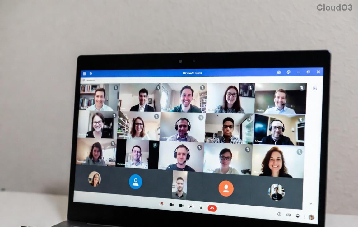 Tangkapan skrin ralat panggilan video Microsoft Teams yang biasa menunjukkan skrin hitam dan tiada kamera dikesan