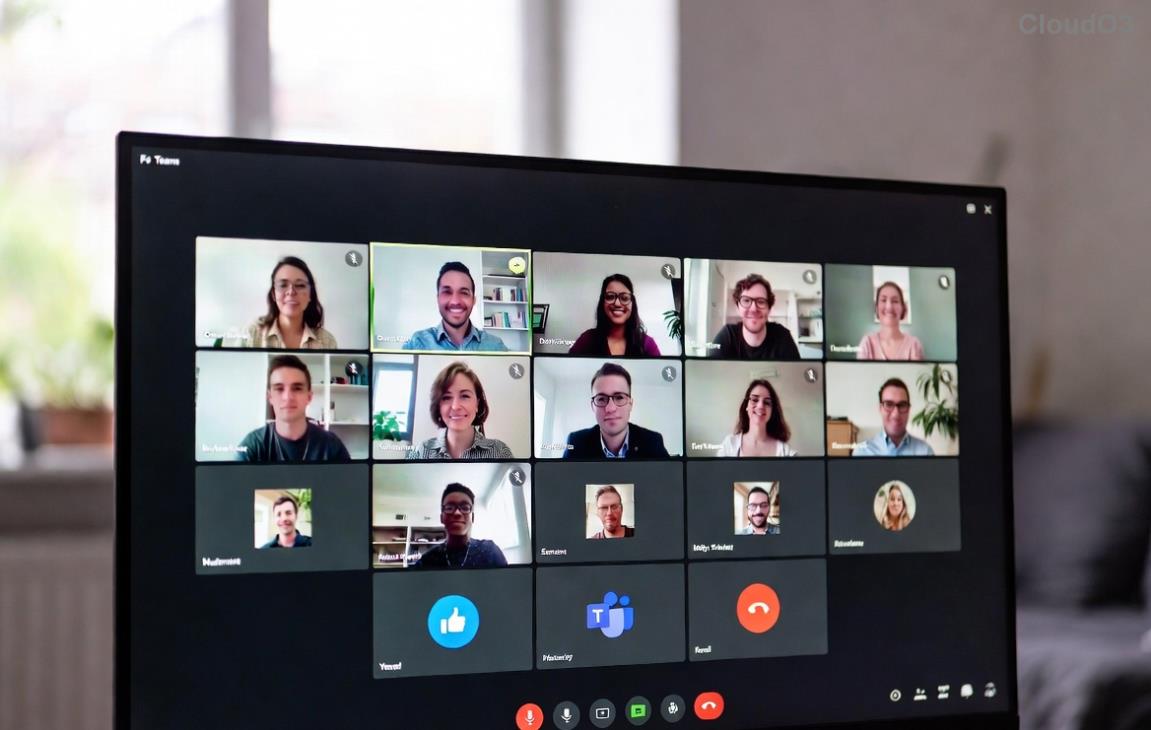 Ekran błędu twardego Microsoft Teams z powiadomieniem o awarii