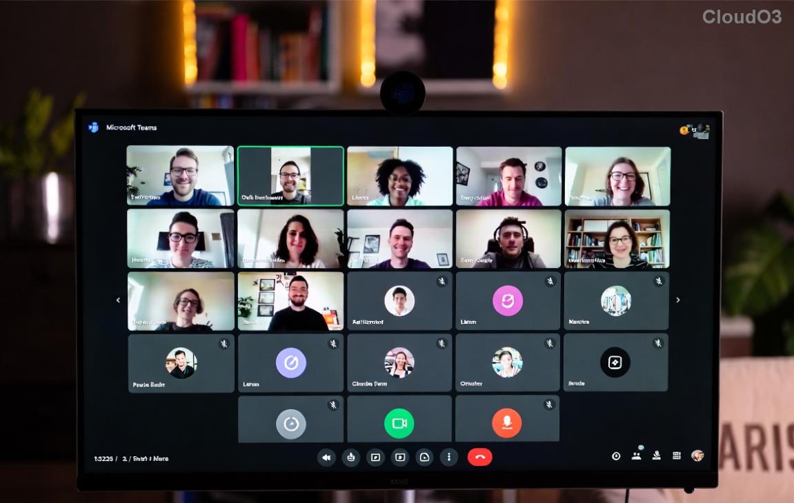 Zrzut ekranu błędu Javascript w aplikacji Microsoft Teams na komputerze Mac