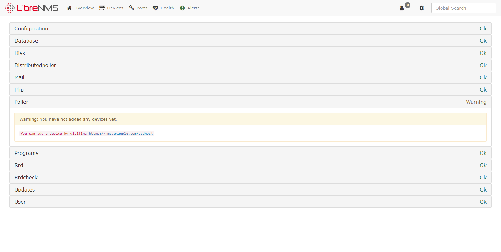 Monitoree sus dispositivos usando LibreNMS en CentOS 7