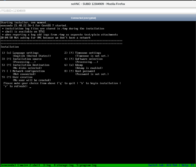 Instal dan Atur CentOS 7 untuk Membuka Kunci LVM dari Jauh pada Enkripsi Disk LUKS Menggunakan SSH