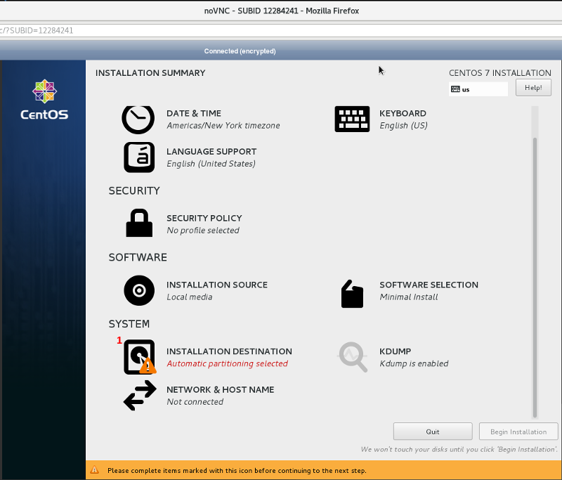 Instal dan Atur CentOS 7 untuk Membuka Kunci LVM dari Jauh pada Enkripsi Disk LUKS Menggunakan SSH