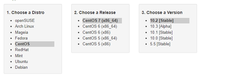 Plesk：CentOS 7でMariaDBをバージョン5.50から10.2にアップグレード