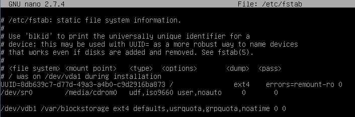 Samba instellen met blokopslag op Debian 9