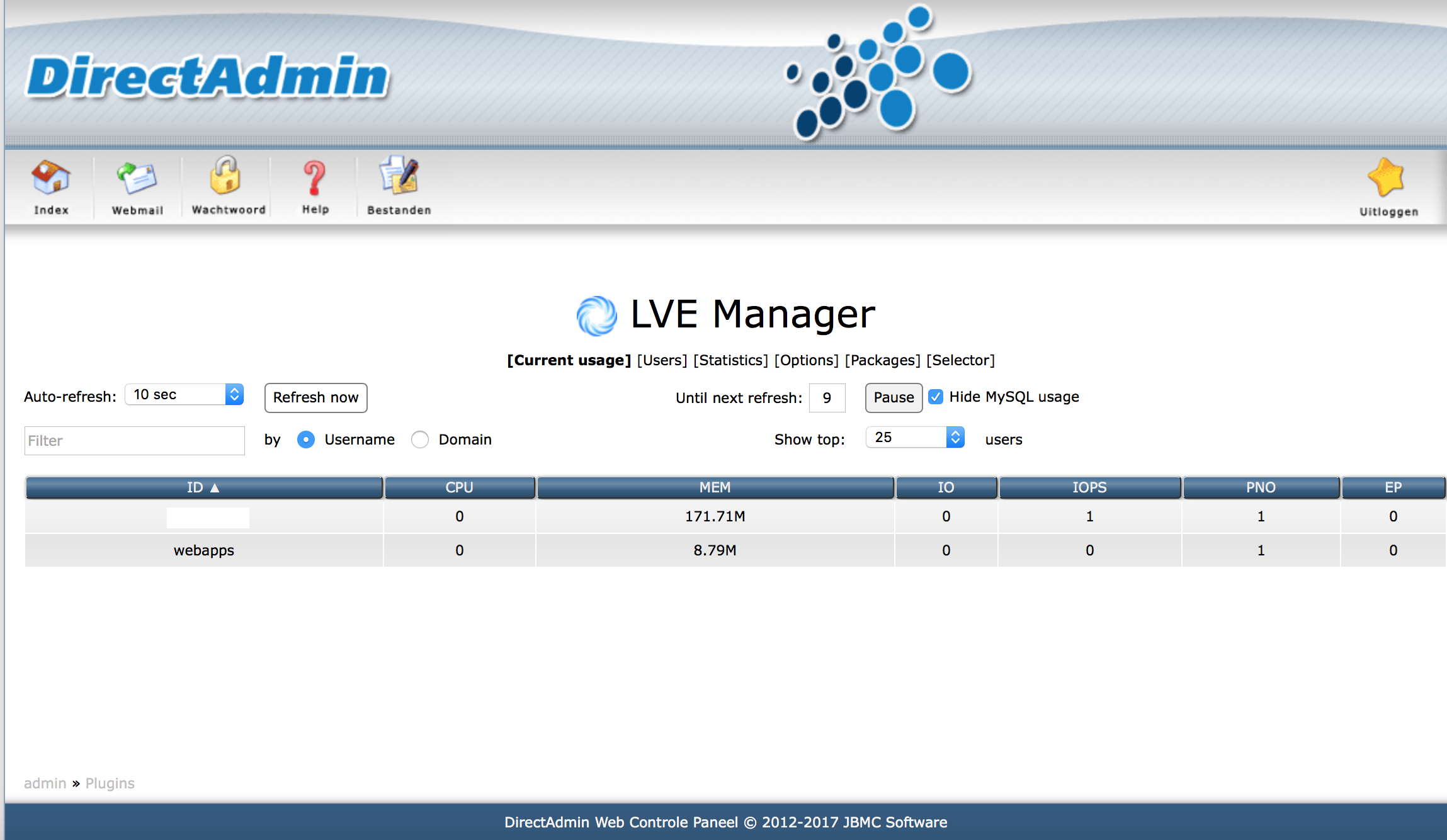 Instalando o CloudLinux no DirectAdmin com CentOS