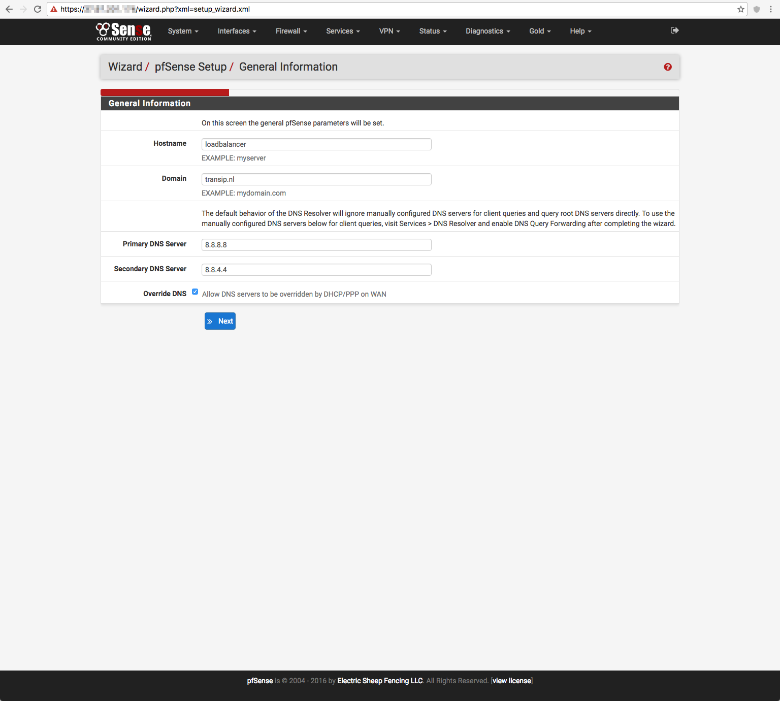 การติดตั้ง pfSense บน Vultr Cloud Server