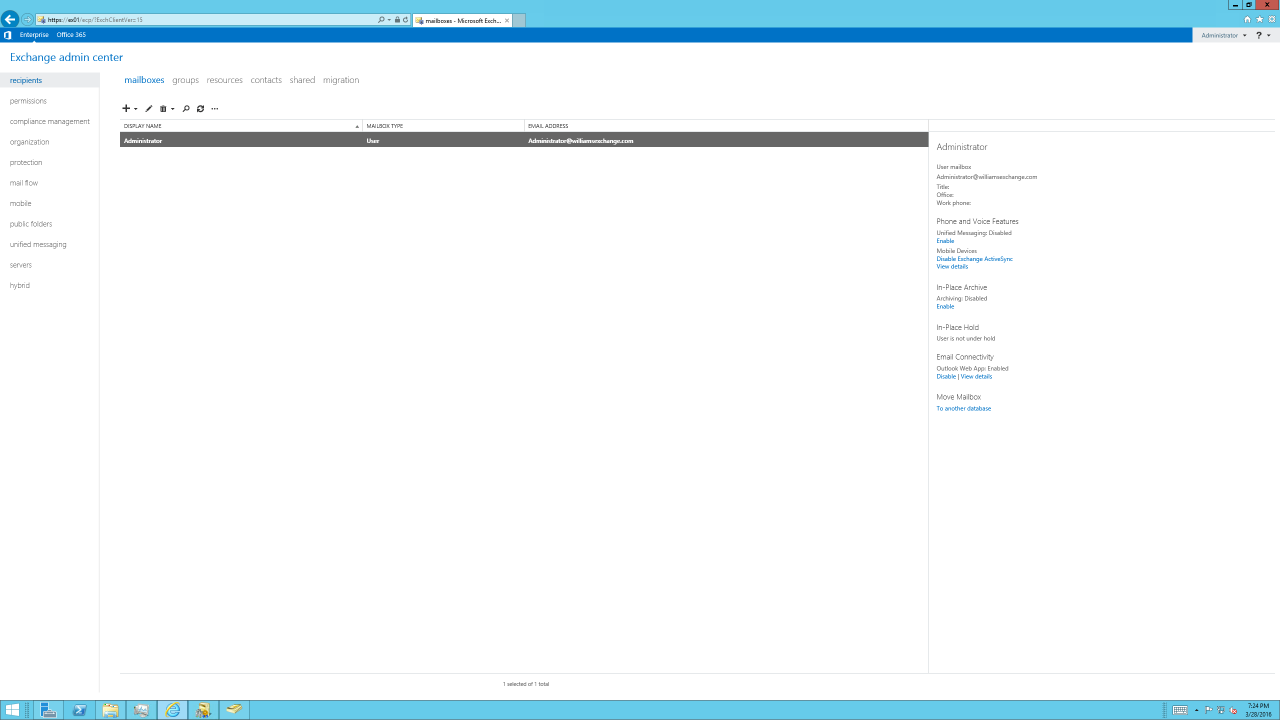 Cara Menyiapkan Exchange 2013 Pada Kontroler Domain Pada Windows Server 2012