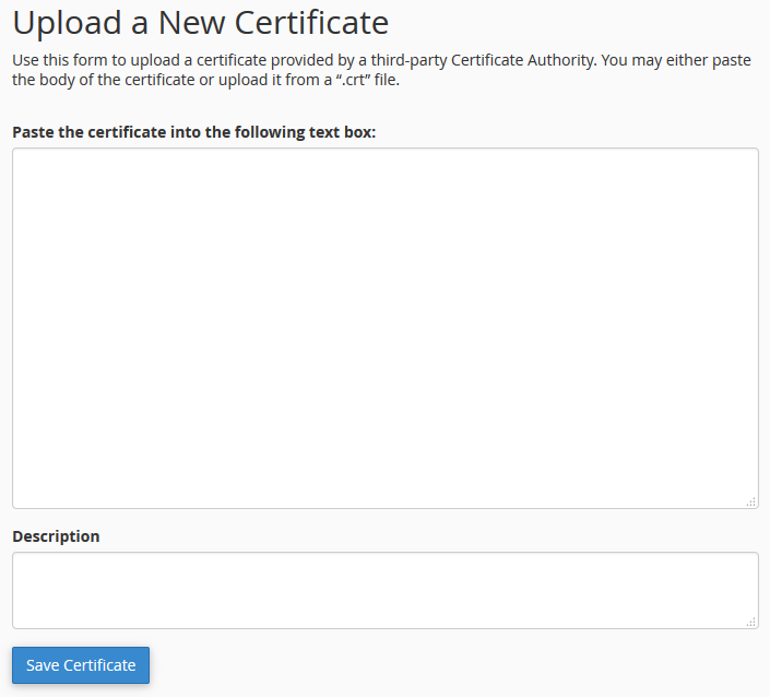 Como instalar um certificado SSL no cPanel